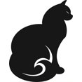 thumbnail image 1 of Custom Designs Cling Transfer Cat Kitty Pet 6 Inches X 12 Inches, 1 of 1