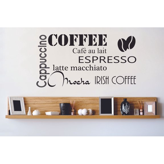 Custom Designs Coffee Cappuccino Espresso Mocha Latte Kitchen 20x20"