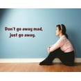 thumbnail image 1 of Custom Designs Don't Go Away Mad Funny Quote Car Bumper 6 X 20 Inches, 1 of 1