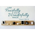 thumbnail image 1 of Custom Designs I Am Fearfully And Wonderfully Made Psalm 13914 Quote Home 10x20", 1 of 1