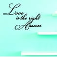 thumbnail image 1 of Custom Designs Love Is The Right Answer 20 X 40 Inches, 1 of 1