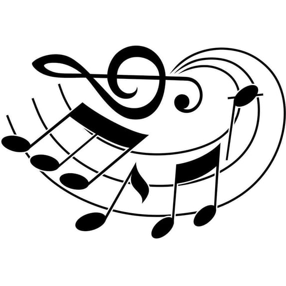 Custom Designs Music Notes Custom 20 X 24 Inches - Walmart.com