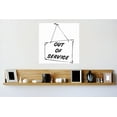 thumbnail image 1 of Custom Designs Out Of Service Sign Symbol Image Quote Bathroom 20 X30" -, 1 of 1