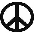 thumbnail image 1 of Custom Decals Peace Sign (2) 16 X 16 Inches, 1 of 1