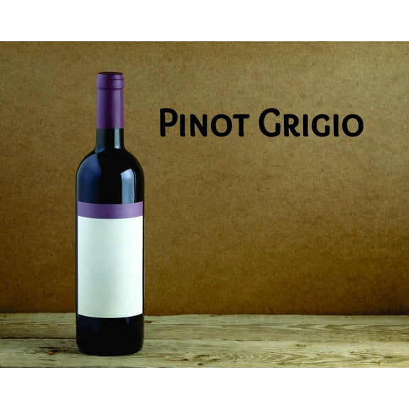 Custom Designs Pinot Grigio Kitchen Quote 6x24 Inches