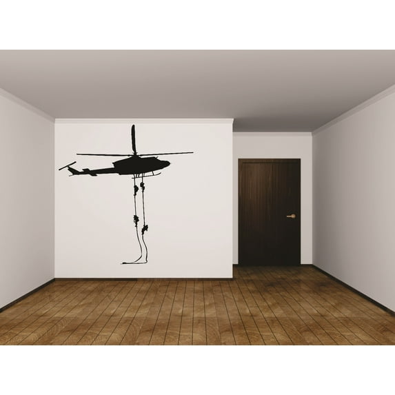 Custom Designs Rescue Helicopter Army 16x24"