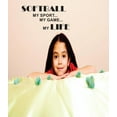 thumbnail image 1 of Custom Designs Softball For Girl Teen Childrens Inspirational Quote Girl Sports 12x12, 1 of 1