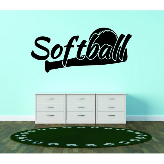 Custom Designs Softball Sport Quote Teen Boy Girl 20x30"