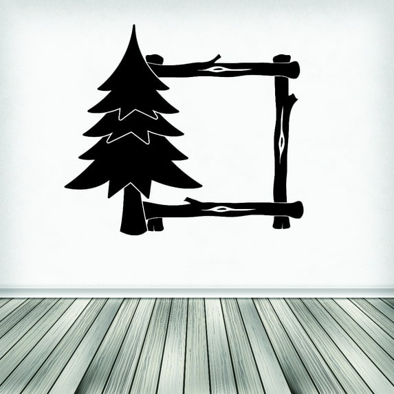 Custom Designs Tree Frame Log Cabin 16x24 Inches