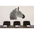 thumbnail image 1 of Custom Designs Zebra Head Zoo Animal Print 12x18", 1 of 1