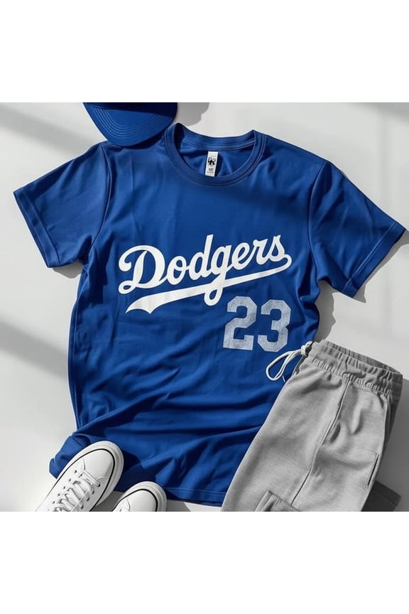 Custom Dodgers T-Shirt: Personalized LA Baseball Fan Tee shirt