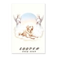 thumbnail image 1 of Custom Dog Memorial Canvas Print3 - Personalized Angelic Tribute with Dates, Dog Wall Art, Pet Memorial Gifts Custom Posters, 1 of 4
