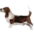thumbnail image 1 of Amazing Custom Dog Portraits [Basset Hound ] Embroidery Iron On/Sew Patch (5.5" x 4")[Made in USA], 1 of 4