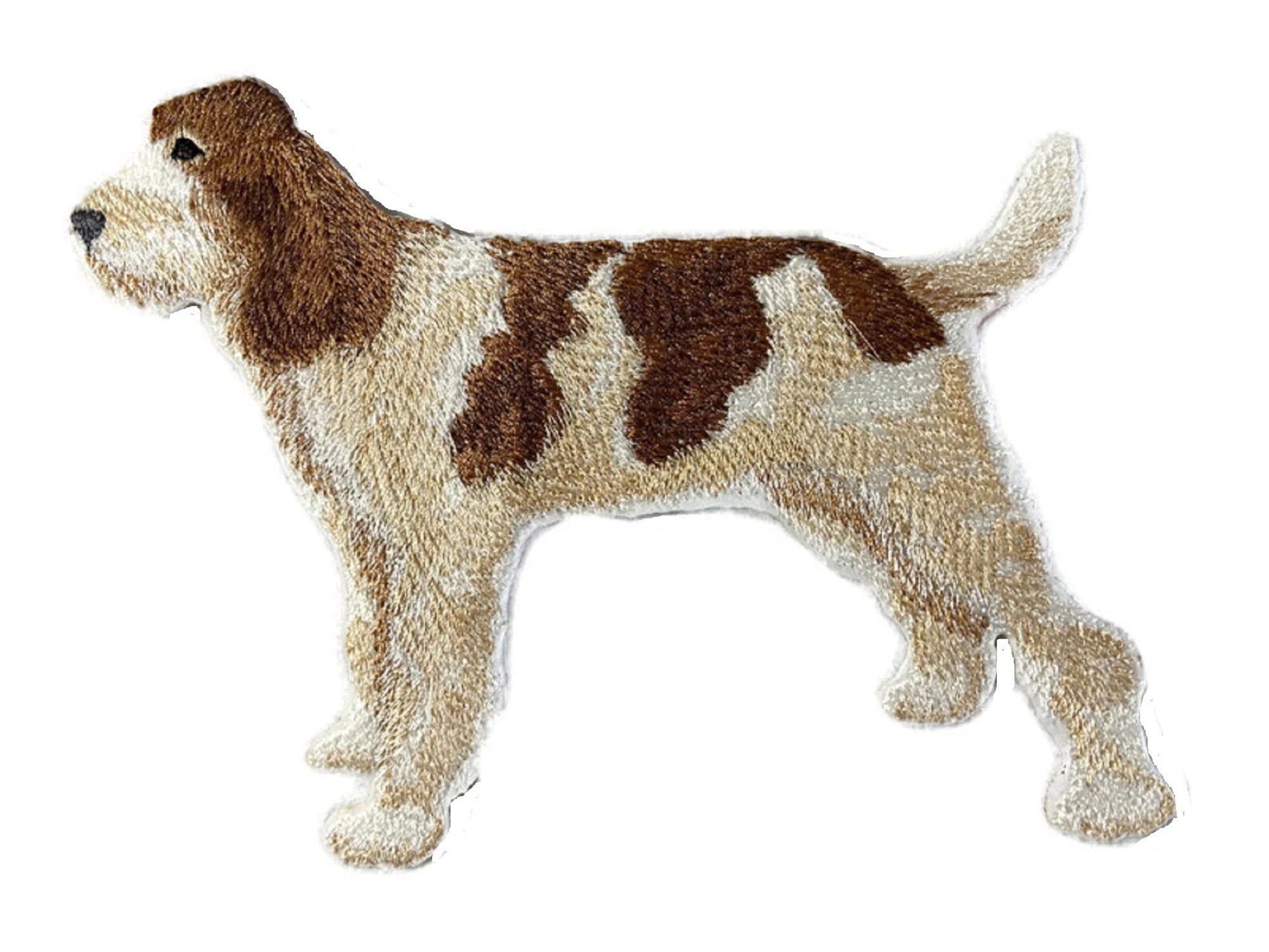 Custom Dog Portraits[Spinone Italiano ] Embroidered Iron On/Sew patch [5" x 4"]