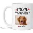 thumbnail image 1 of Custom Dog's Name Coffee Cups, I'll Be Watching You Mug, Dog Lovers Gifts For Dog Dad, Dog Mom, Animal Lover Gift For Birthday Christmas, Personalized Photo Tea Cup, White Ceramic Mug 11oz 15oz, 1 of 7