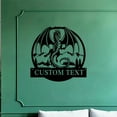 Custom Dragon Metal Wall SignPersonalized Dragon Metal Wall ArtDragon