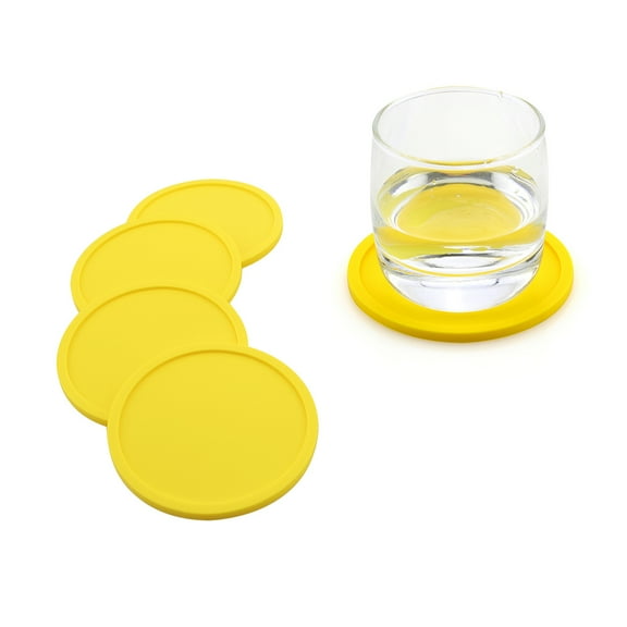 Custom Drink Silicone Coaster Beverages Car Coasters Cup Mat for Table Coffee Desktop