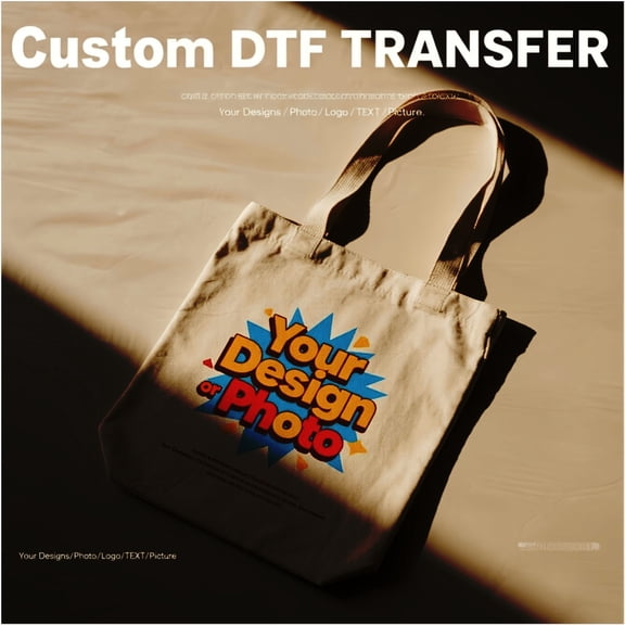 Custom Dtf Transfers Ready to Press for T-Shirts Hoodies Bags, Your Design Iron on Transfers Vinyl Personalized Designs, Dtf DIY Customization Based on Provided Designs, Gifts For women men