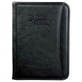 thumbnail image 1 of Custom Dura-Hyde Refillable Zippered Padfolio - 8 1/2" x 11", Set of 320 Personalized Bulk Pack, Professional Organizer with Gusseted Pocket, ID Slot & Writing Pad - Stylish Business Portfolio - Black, 1 of 4