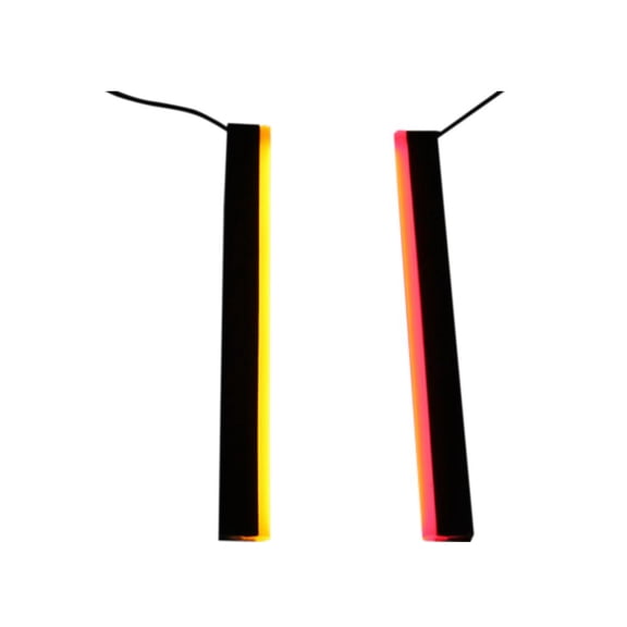 Custom Dynamics GENPLASMA14DC2 Dual Color Plasma Rods - Red/Amber - 14in.