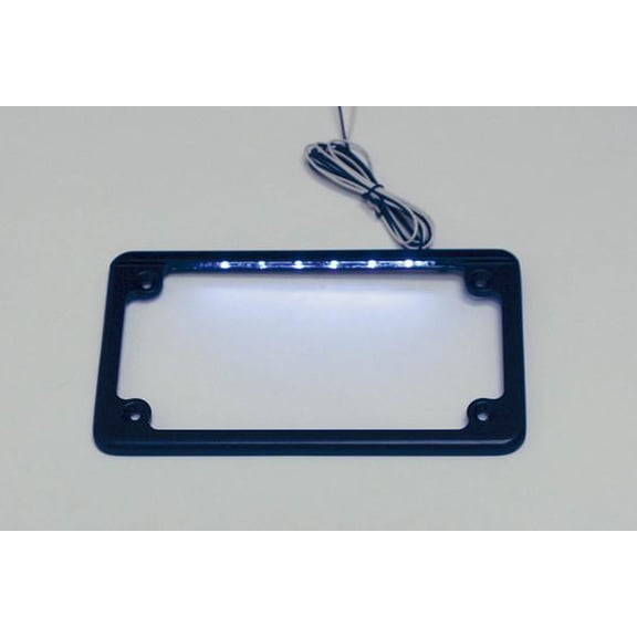 Custom Dynamics LPF-HRZ-B-LP LED License Plate Frame - Black