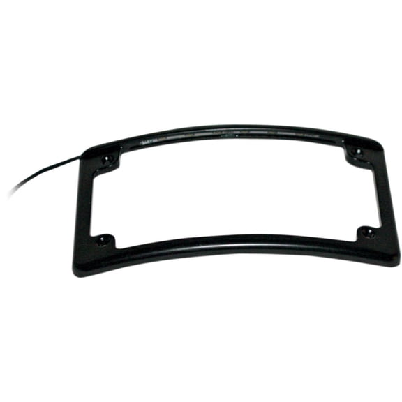 Custom Dynamics LPF-RAD-B-LP Radius LED License Plate Frame - Black