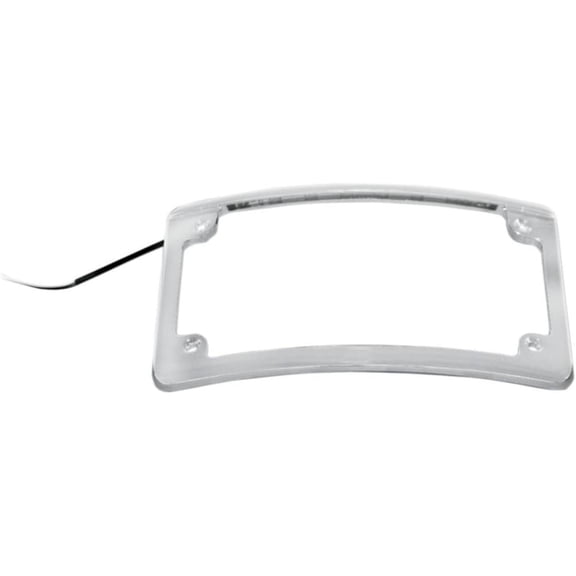 Custom Dynamics LPF-RAD-C-LP License Plate Frame (Radius-Style Chrome)