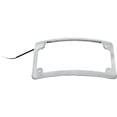 thumbnail image 1 of Custom Dynamics LPF-RAD-C-LP Radius LED License Plate Frame - Chrome, 1 of 1