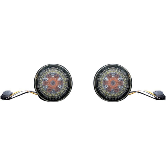 Custom Dynamics PB-AW-JAE Probeam Dynamic Ringz Turn Signals with Smoke Lenses