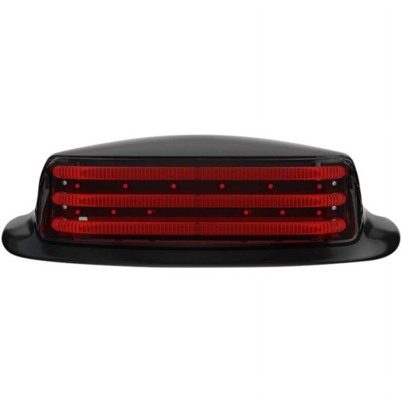 Custom Dynamics PB-FT-TOUR-S-B Probeam Rear Fender Tip Lights - Gloss Black Finish, Smoke Lens