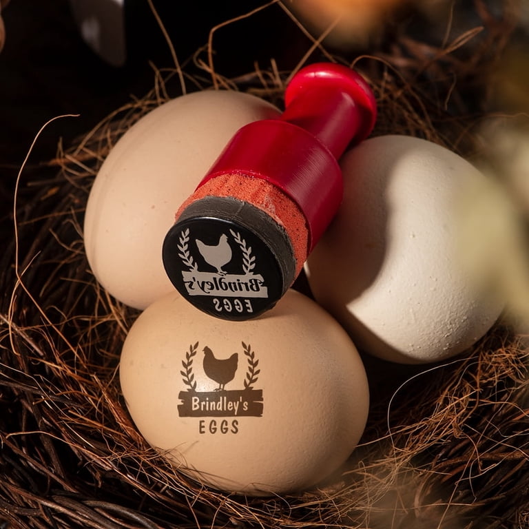 Egg Stamp Custom Egg Stamps For Fresh Eggs Personalized HDSD Custom Egg ...