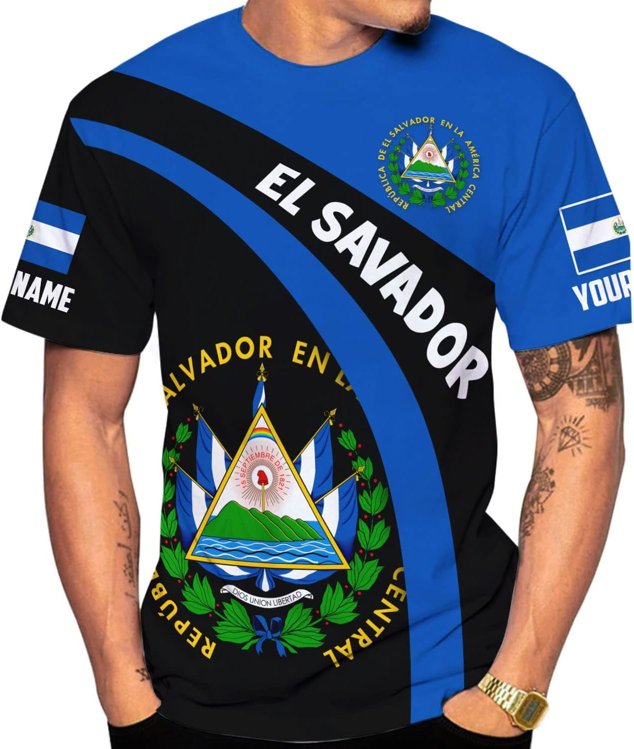 Size XL Traditional Embroidered Top made in El Salvador-Blusa/Camisa hecha en El Salvador main image 1