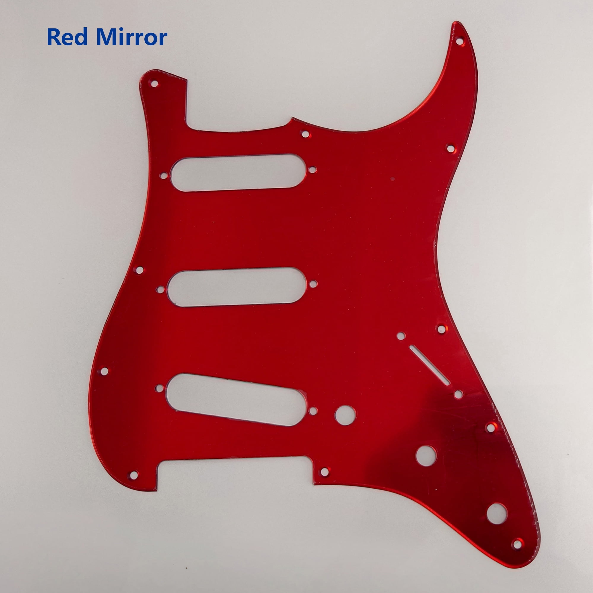 Custom Electric Guitar Pickguard For FD 11 Hole SSS Mirrors Pickguard Replacement parts 4 colours availab