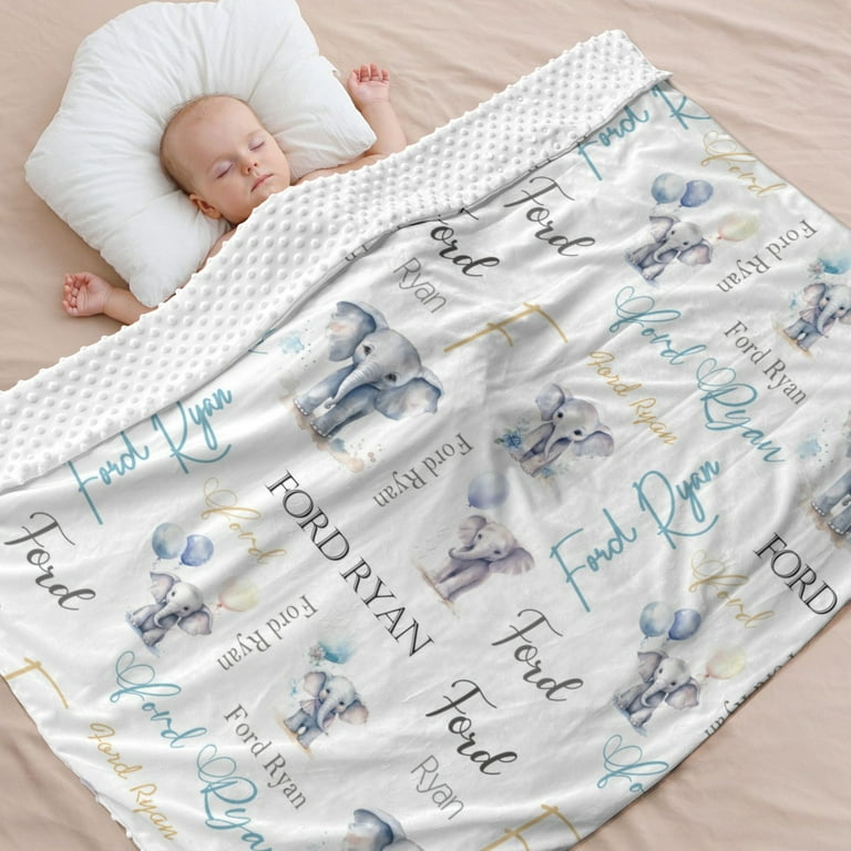 Minky Blanket Personalized Photo Baby Blankets Baby Blankets Minky