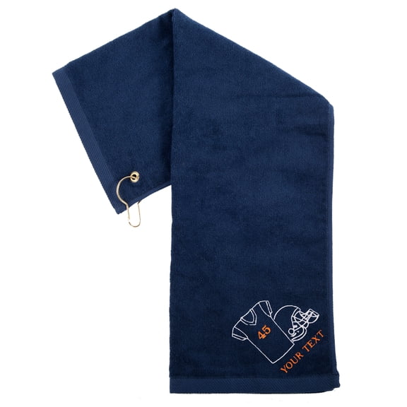 Custom Embroidered Football Towels, Wholesale Football Cooling Towels - Jersey & Helmet