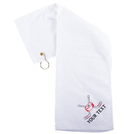 Custom Embroidered Hockey Towels, Personalized Rally Towels, Team skate Towels