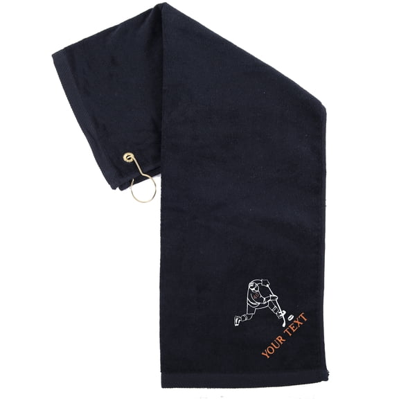 Custom Embroidered Hockey Towels, Personalized Rally Towels, Team skate Towels