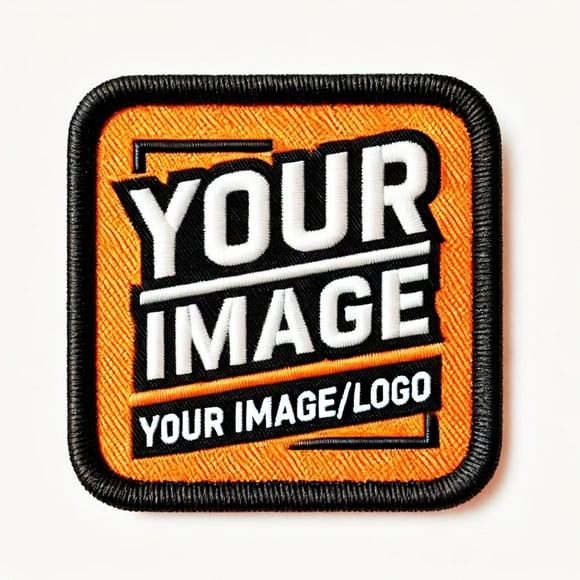 Custom Embroidered Patches Personalized Logo Patch Iron On, Sew On, Hook & Loop for Clothing, Backpacks, Jackets, Hats - Embroidered & Printed Patches Create Your Own