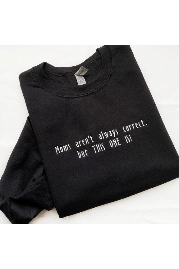 Custom Embroidered Sweatshirt, Pullover, Gifts for Mom, Weddings, Gifts, Matching, Unisex Sweatshirt, LINHKHA