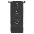 thumbnail image 1 of Custom Embroidered Terry Cotton Ring Spun Bath Towel, Hand Towel And Washcloth Set - Charcoal Towel Set, Silver Chancery Initial O, 1 of 1