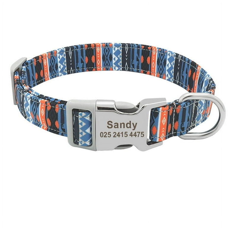 Dog collar printed name 2025