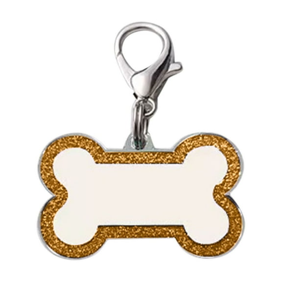 Custom Engraved Dog ID Pet Name with 4 Lines of Text Durable Metal Bone Shape and Cats