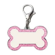 Pet Accessories Dog Custom Engraved ID for Dogs and Cats Bone Design - Quality Metal Pet Name with Four Lines of Text