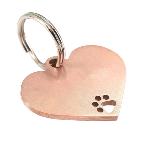 Custom Engraved Dog Tag Bone Heart Shaped Pet ID Tag Stainless Steel Puppy Collar Pendant For Dog Cat Collar Use