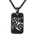 Custom Engraved Dog Tag,Carbon Fiber Dog Tag Steel Collar For Men