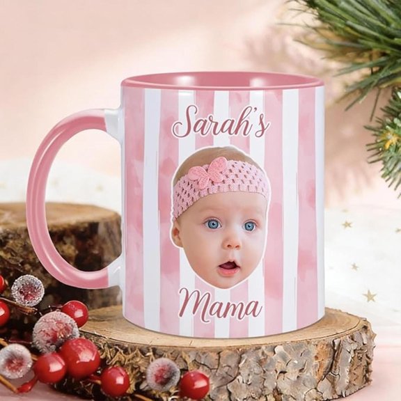 Custom Face, Personalized Coffee With 'S Face Customized With Photo, Name, AURORAVALLEY, 11oz-15oz Mug