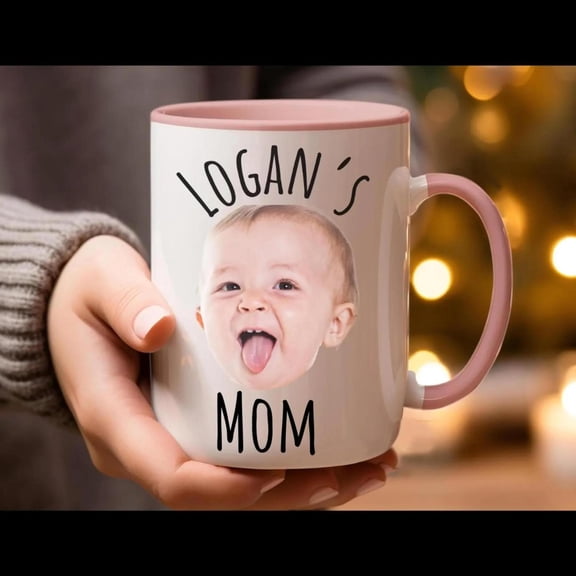 Custom Face, Personalized Face Photo Coffee, Custom Kids Photo Mothers Day, AURORAVALLEY, 11oz-15oz Mug