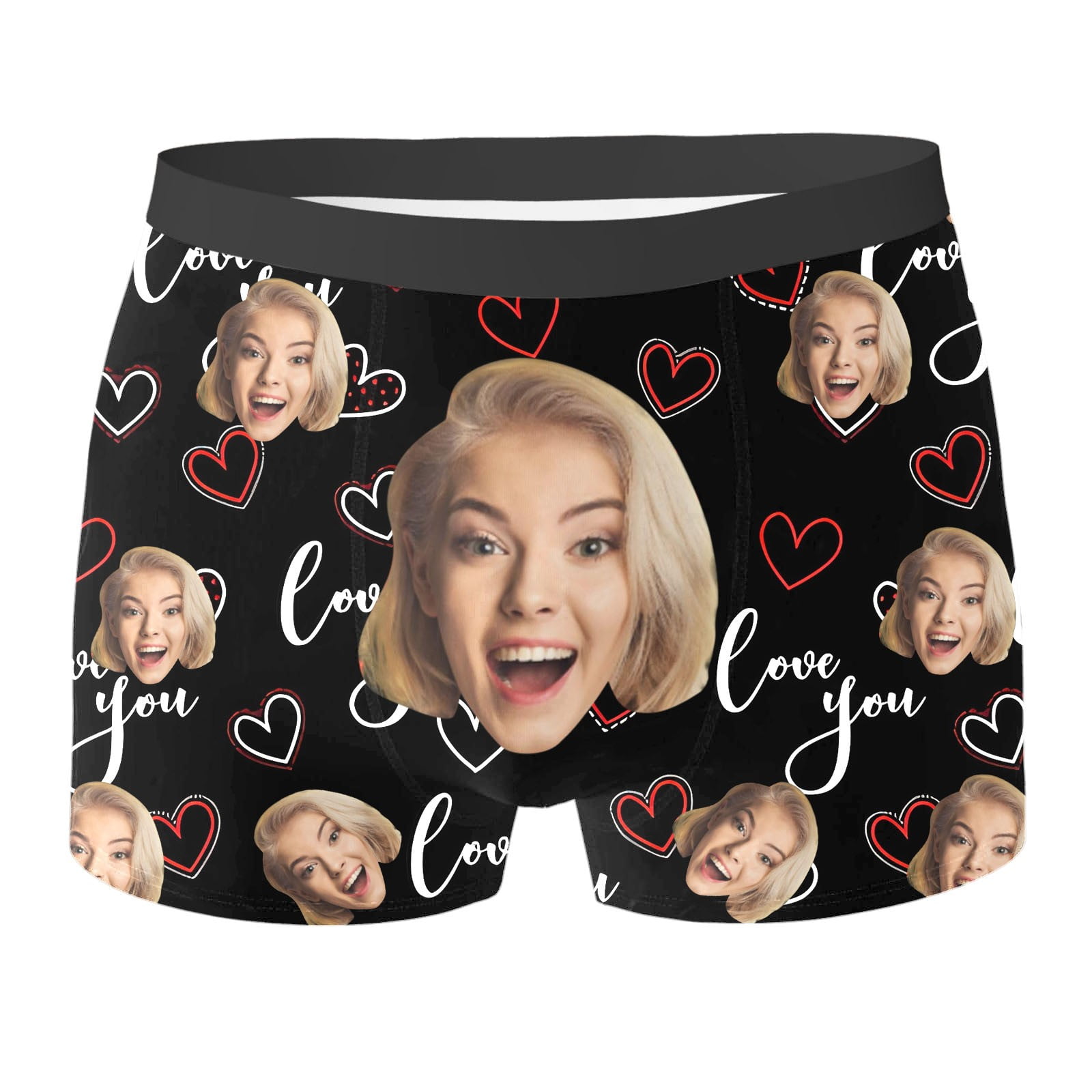 Custom Face Personalized Underwear Customized Boxers for Men Unique ...