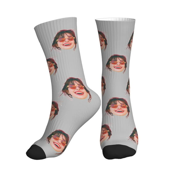 Custom Face Socks, Personalized Novelty Socks with Face Photo, Funny Socks Gifts for Men & Women