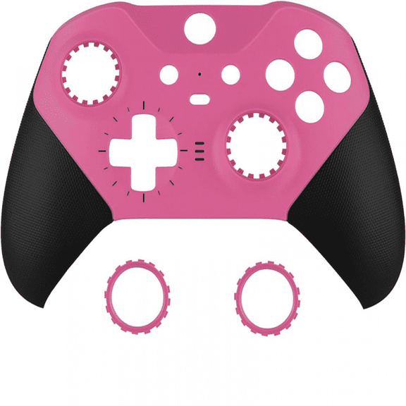 Faceplate Cover Front Plate Housing Shell Case Replacement for Xbox One Elite Series 2 Core 1797, with Joystick Accent Rings-Rose Red